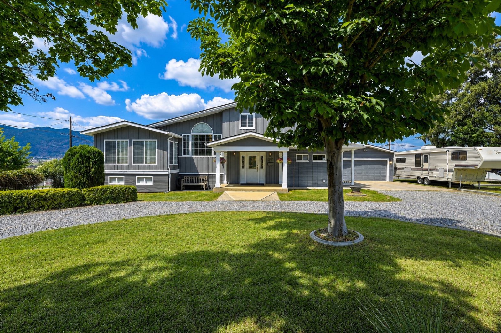 Front exterior of 125 Corry Place, Penticton